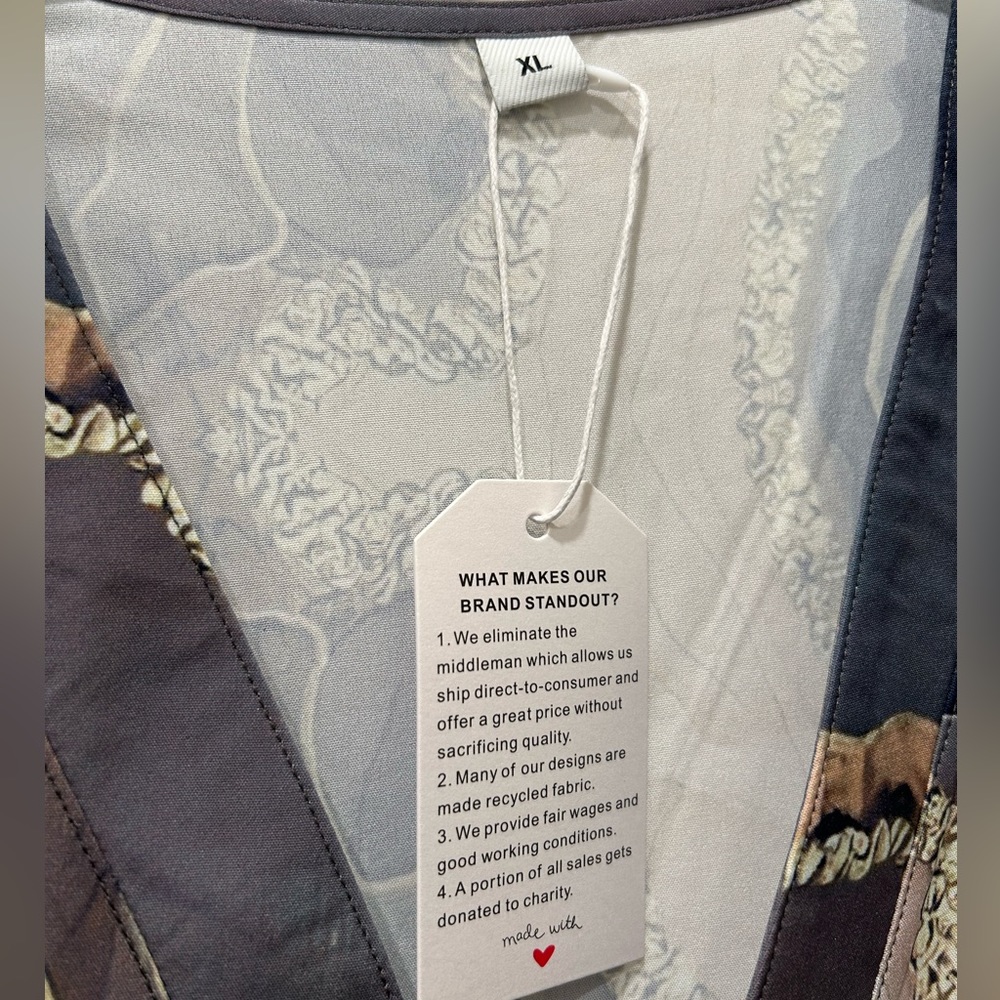 Geode-design button down top - Picture 7 of 7